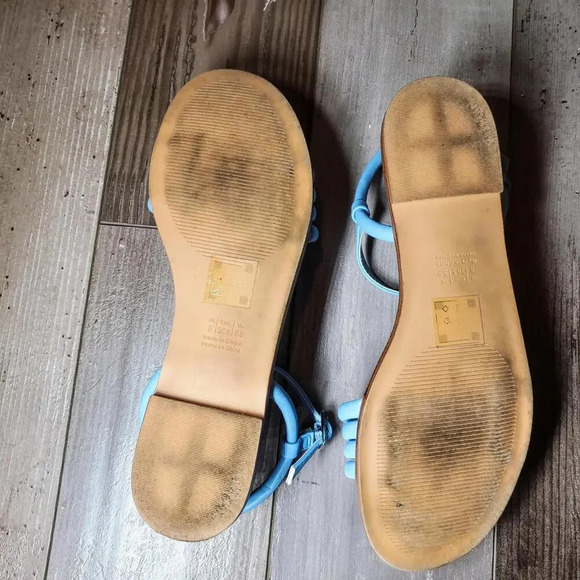 Campsite by Stitch Fix Jordy Women's Blue Tubular Sandals Size 8 EUC - Picture 8 of 11